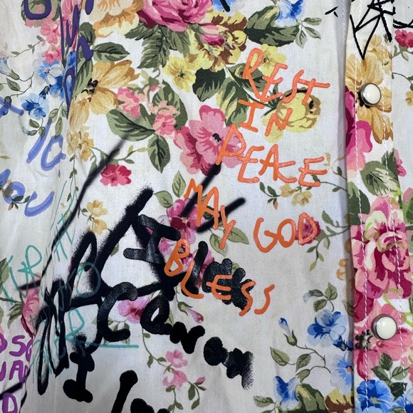 DSQUARED2 GRANNY'S BUNCH WESTERN MEN SHIRT - Picture 13 of 16